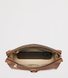 Aspinal of London Bella cross-body satchel pebble leather - British product