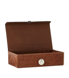 Ralph Lauren Home Calfskin Aidan Trinket Box, imported from the UK