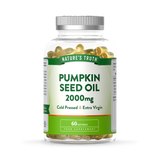 Holland & Barrett Nature's Truth Pumpkin Seed Oil 2000mg - 60 Softgels- Buy online at McGrocer