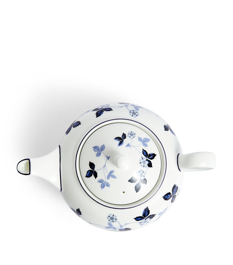 Wedgwood Wild Strawberry Inky Blue teapot (British brand)