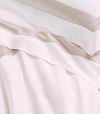 Frette Cotton Breeze king flat sheet set, imported from the UK