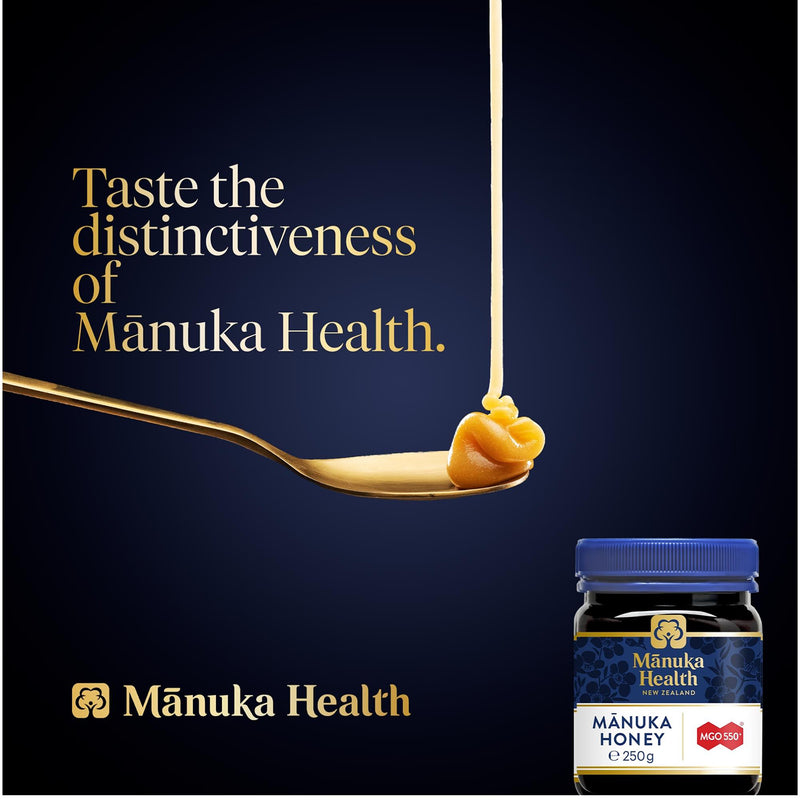 Manuka Health MGO 550+ honey 250g (British brand)