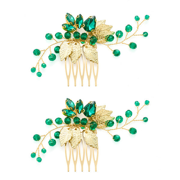 Livingandhome delicate wedding hair combs - British product