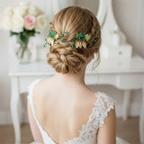 Livingandhome delicate wedding hair combs - British product
