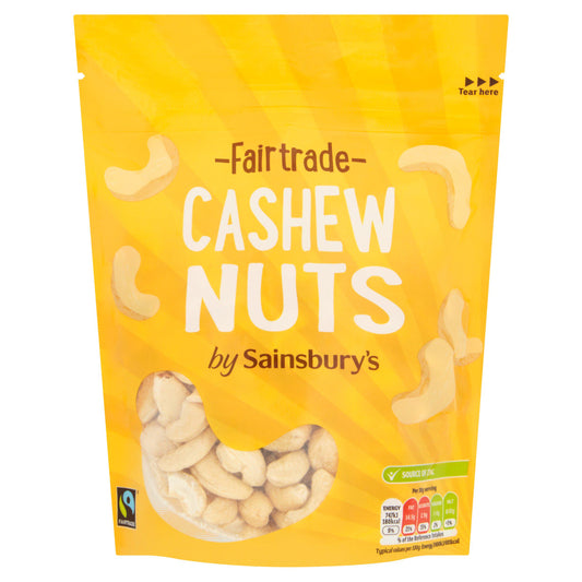Sainsbury's Fairtrade Cashew Nuts 300g Lunchbox snacking Sainsburys   