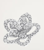 Graff Wild Flower earrings white gold diamonds - British product