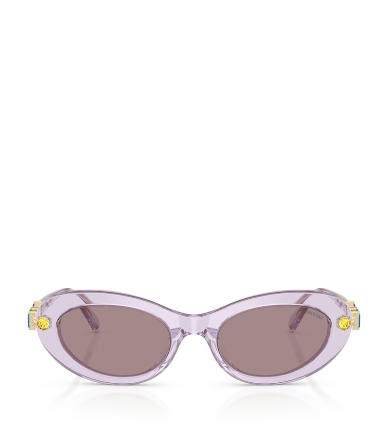 Swarovski acetate oval sunglasses - British product