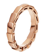 Harrods Bvlgari Serpenti Viper Rose Gold Wedding Band Ring- Buy online at McGrocer