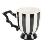 Superdrug Something Different Bat Wing Striped Tea Cup Ceramic Mug- Buy online at McGrocer