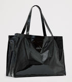 AllSaints large laminated tote bag in recycled polyester - British product
