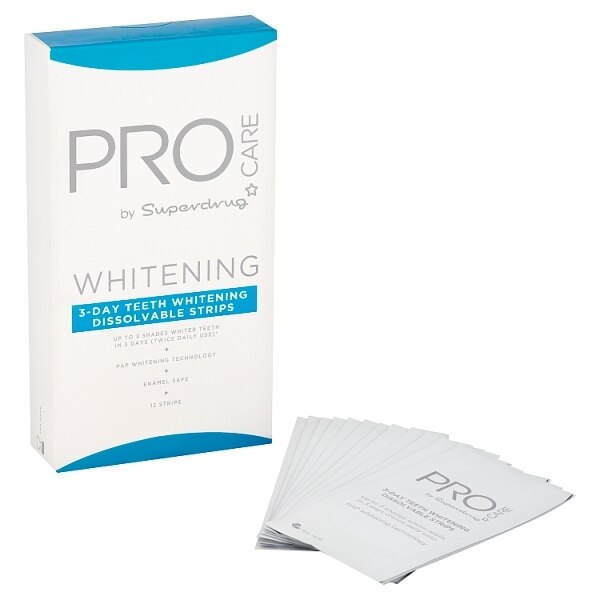 Superdrug Procare 3 Day Whitening Strips GOODS Superdrug