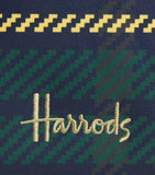 Harrods small tartan logo pouch H15xW23xD3cm, imported from the UK
