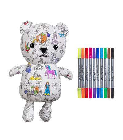 eatsleepdoodle Arty Bear قصة خيالية قابلة للتلوين