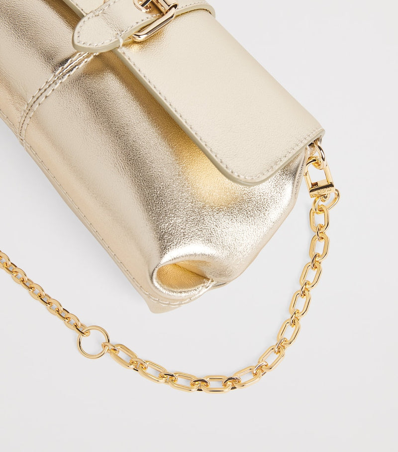 Maje gold-tone chain shoulder strap 120cm - British product