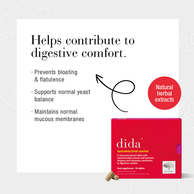 New Nordic Dida Gastrointestinal Comfort Tablets 90 - British product