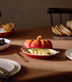 Le Creuset stoneware pumpkin butter dish 9cm, UK version