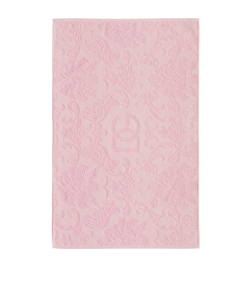 Dolce&Gabbana Casa Cotton Jacquard bath mat 87cm x 54cm - British product