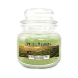 Price's Calming Green Tea Candle Small Jar, imported from the UK