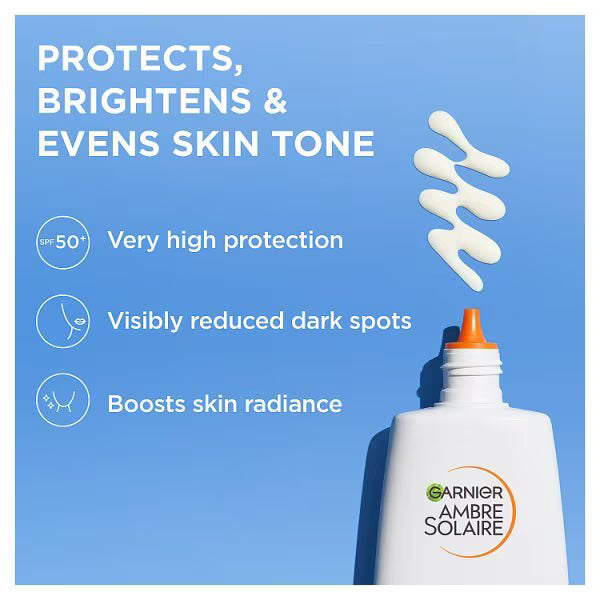Garnier Ambre Solaire Face Fluid Vitamin C, UK version