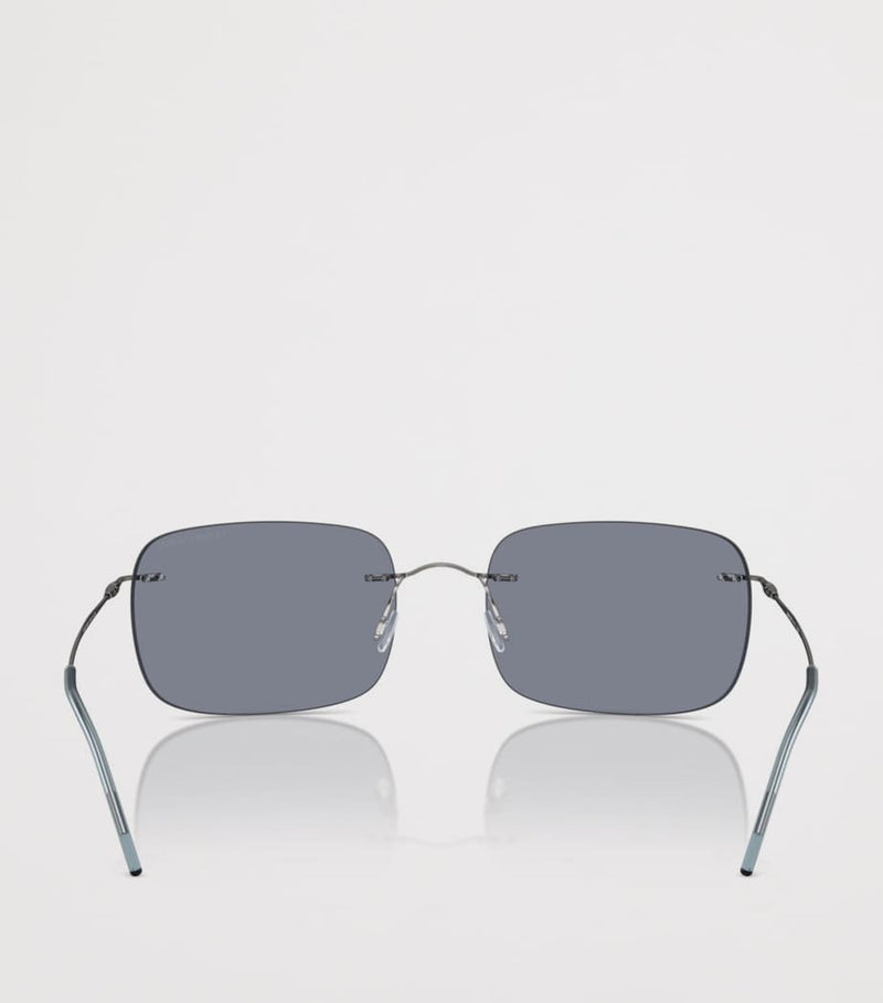 Giorgio Armani Pillow rectangle sunglasses (British brand)