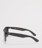 Ray-Ban Justin classic square sunglasses mirrored lenses, UK version