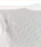 Meissen Waves Relief teacup and saucer, UK version