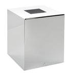 ZODIAC square chrome tissue box (British brand)