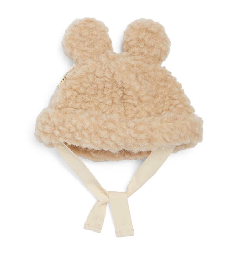 Binibamba baby hat tie-up teddy hat (British brand)