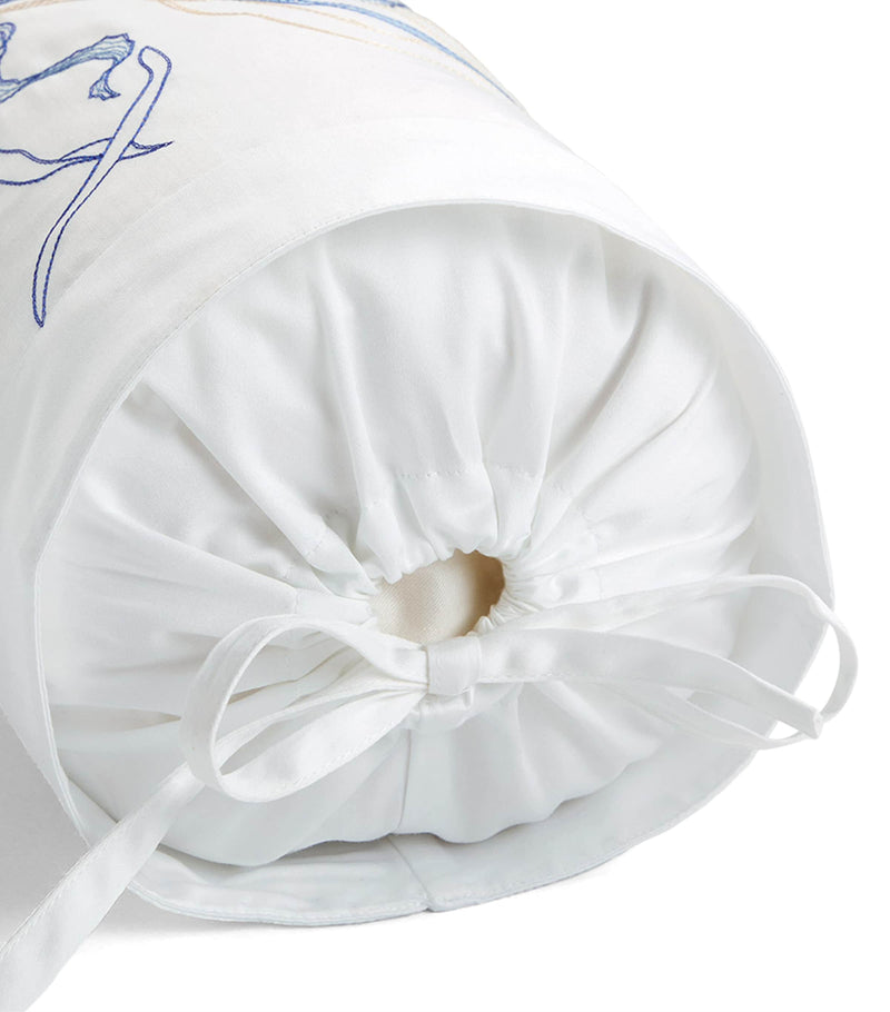 Yves Delorme Couture Nautilus neck roll 13cm x 35cm (British brand)