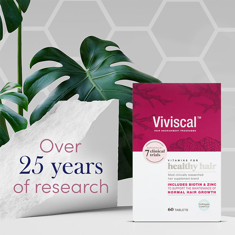 Viviscal healthy hair vitamins tablets 60 count, UK version