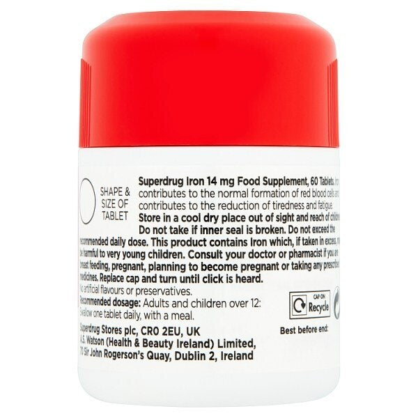 Superdrug Iron 60S GOODS Superdrug