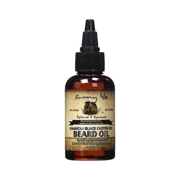 Sunny Isle Jamaican Black Castor Oil Beard Oil 2oz (British brand)