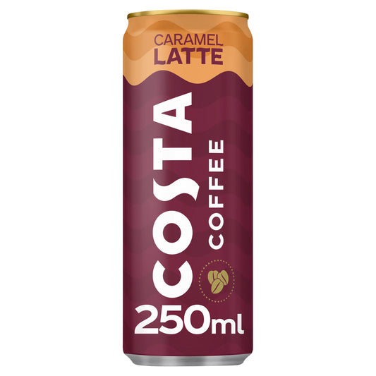 Costa Coffee Caramel Latte 250ml All coffee Sainsburys   