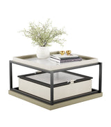 Harrods Frato Syracuse Coffee Table 40cm H x 70cm W x 70cm D- Buy online at McGrocer