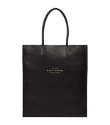 Harrods Smythson Leather Kingly Tote Bag- Buy online at McGrocer