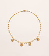 Harrods Hermina Athens Gold-Plated Athinules Charm Necklace- Buy online at McGrocer