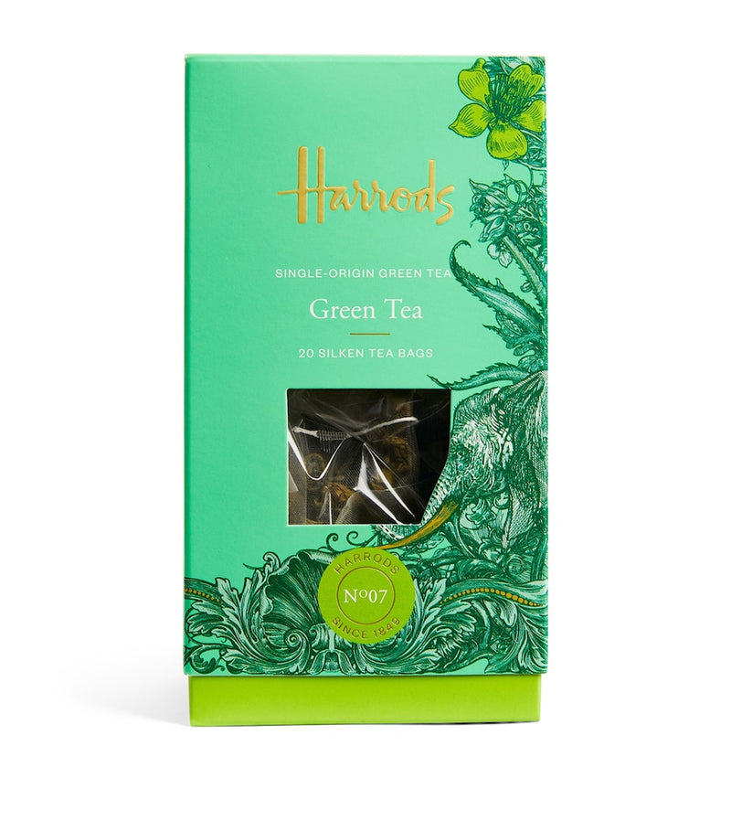 Harrods green tea bags 20 tea bags, UK version