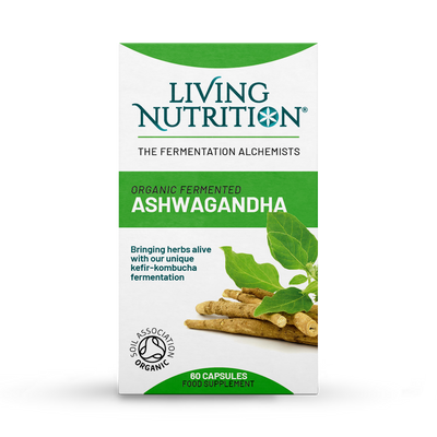 Living Nutrition Ashwagandha Fermenté Biologique 60 Gélules