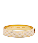 Harrods Halcyon Days Gold-Plated Enamel Bee Sparkle Bangle- Buy online at McGrocer