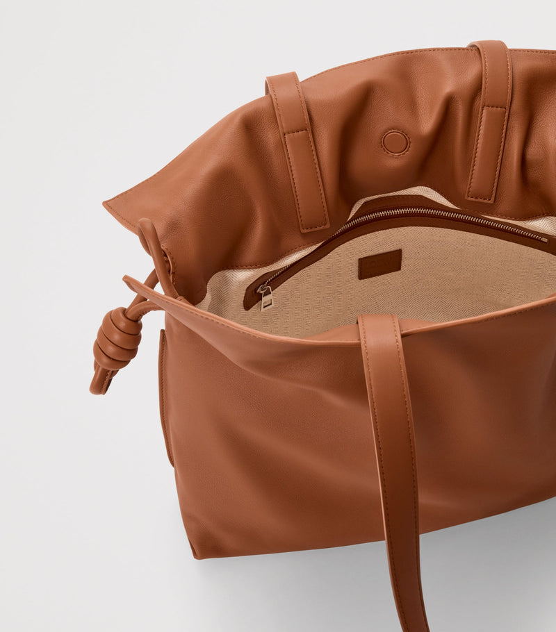 LOEWE Large Leather Flamenco Shoulder Bag, imported from the UK