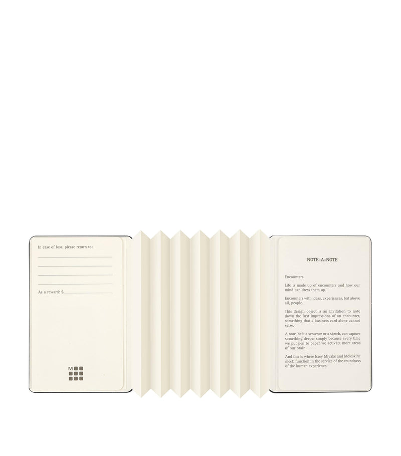 Moleskine Miyake Design Studio business card holder, imported from the UK