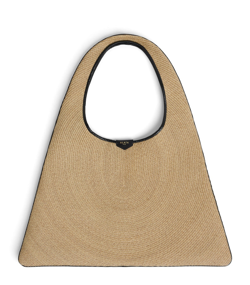 Alaïa Raffia Hobo Tote Bag, imported from the UK