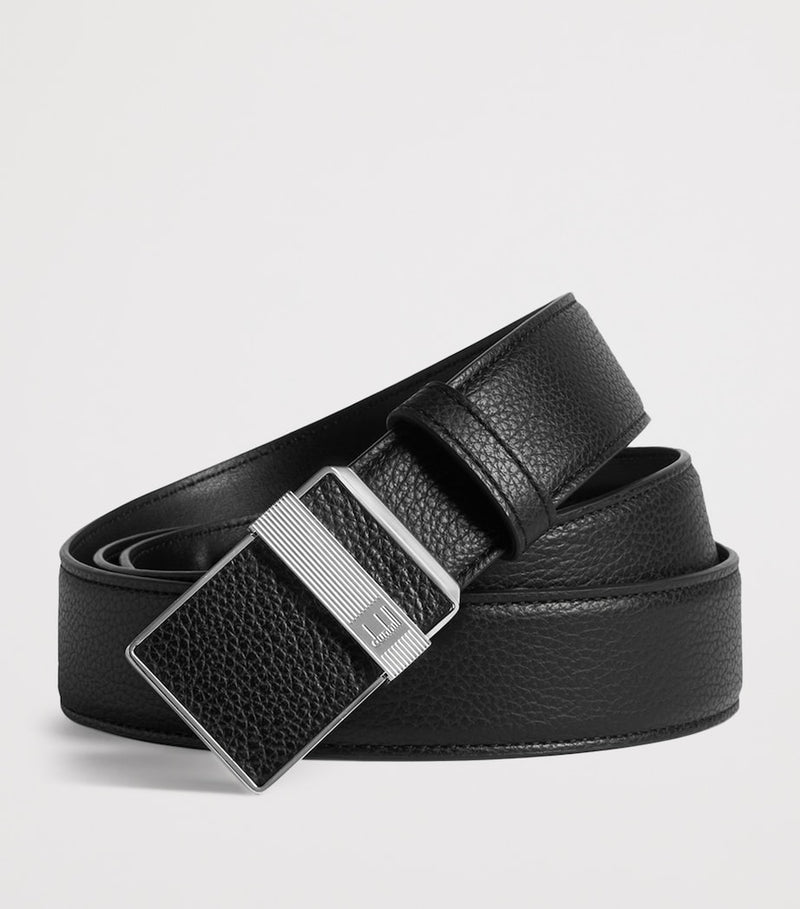 Dunhill leather automatic longtail buckle belt (British brand)