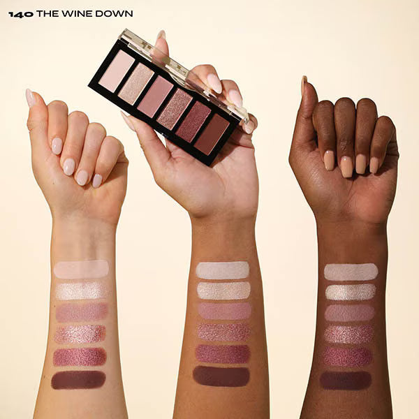 Milani Gilded Mini Palette 140 The Wine Down eyeshadow imported from the UK
