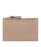 Harrods Valentino Garavani Leather Rockstud Coin and Card Holder- Buy online at McGrocer