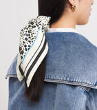 Claudie Pierlot printed silk square scarf 65cm, imported from the UK