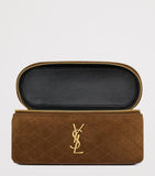 Saint Laurent suede vanity bag, imported from the UK