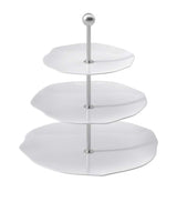 Harrods Villeroy & Boch Pura Porcelain 3-Tiered Cake Stand- Buy online at McGrocer