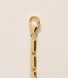 Suzanne Kalan yellow gold block-chain bracelet - British product