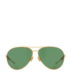 Bottega Veneta green-tinted aviator sunglasses (British brand)